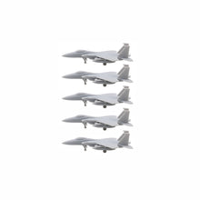 Load image into Gallery viewer, 5PCS 1/2000 1/700 1/400 1/350 Scale Model Fighter Aircraft F-15C Eagle Fighting Aeroplane with Length 8mm/28mm/56mm for DIY Hobby
