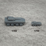 5PCS ZBD-09 Infantry Tank Resin Model Vehicle 1/700 1/350 Scale Length 11.5mm/23mm DIY Assembly Toys Hobby Collection