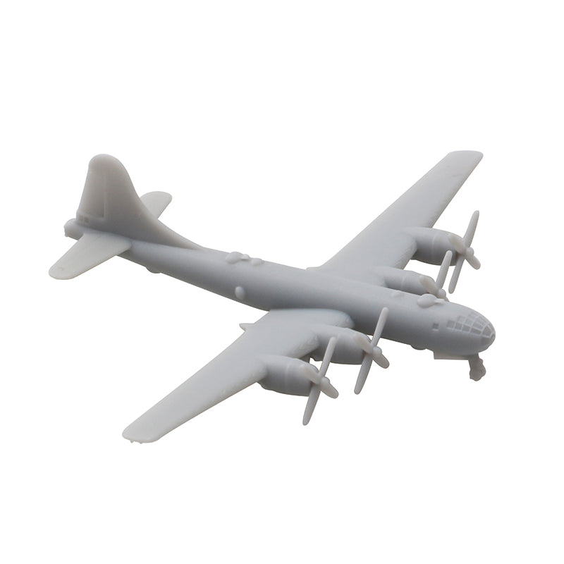 5PCS 1/2000 700 400 350 Scale Toys Model B-29 Bombardment Aircraft Resin Display Fighter Airplane with Landing Gear Opening Wing