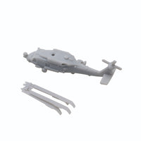 5PCS SH-60 Seahawk Shipborne Helicopter Model Folding Wing the Ship Based Airplane 1/2000 700 400 350 Scale DIY Hobby Toys Display Aeroplane