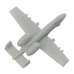 5PCS A-10 Thunderbolt II Attack Aircraft 1/2000 1/700 1/400 1/350 Scale Model Resin Attacker Airplane with Landing Gear for DIY Hobbys