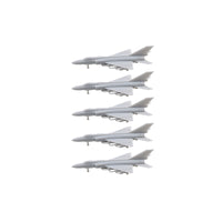 5PCS Toys DIY Collection Accessories China J-8II Fighting Aircraft 1/2000 700 400 350 Scale Resin Model Fighter Airplane Battle-plane