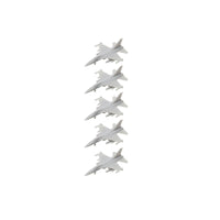 5PCS China IDF F-CK-1 Fighter Airplane Resin Model Battle-plane 1/2000 700 400 350 Scale DIY Toys Display Fighting Aircraft