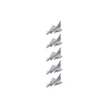 5PCS China J-10B Fighting Airplane 1/2000 700 400 350 Scale Resin Model Fighter Jet Plane with Landing Gear Opening Wing Toys Display Parts