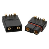 1Pair 2+2 2+4 Male Female Plug 2+4PW Horizontal Joint Power Connector Waterproof High Temperature Resistance Battery Motor Controller Connection Adapter for RC UAV Drone Model