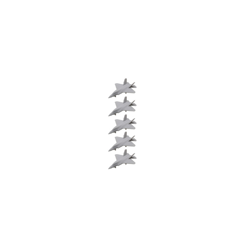 5PCS China J-35 Blue Shark Invisible Fighter Jet Airplane 1/2000 1500 700 400 350 Scale Resin Model Stealth Fighting Plane