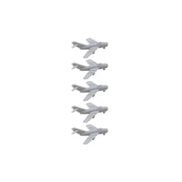 5PCS Resin Model Mig-15 Fighter Aeroplane 1/2000 700 400 350 Scale Battle-airplane with Landing Gear Toys Display Fighting Aircraft