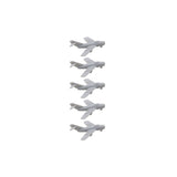 5PCS Resin Model Mig-15 Fighter Aeroplane 1/2000 700 400 350 Scale Battle-airplane with Landing Gear Toys Display Fighting Aircraft