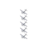 5PCS DIY Children Boys Hobby Collection Airplane Model Resin Assembly A-1 Attacker Aircraft 1/2000 700 400 350 Scale Strike Plane