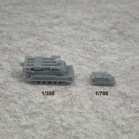 5PCS Beech Anti-aircraft Missile 1/350 1/700 Scale Model Tank Fighting Vehicle Resin Assembly DIY Toys Display Parts