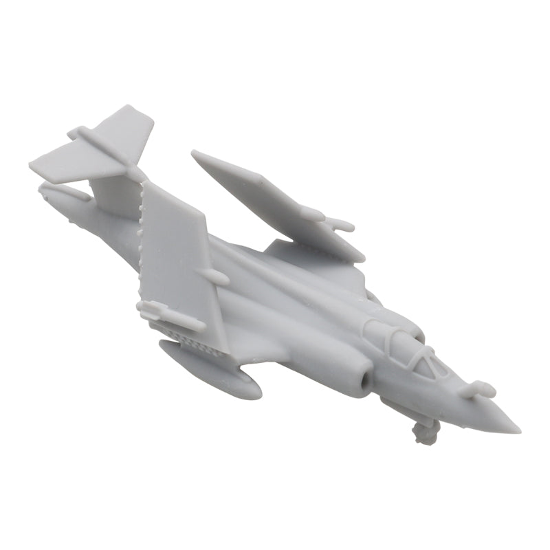 5PCS Resin Model Buccaneer Shipborne Attack Aircraft 1/2000 700 400 350 Scale DIY Toys Attacker Airplane Folding Wing Design