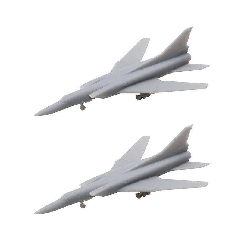 2PCS Russian Tu-22m3 Backfire Bomber Airplane 1/700 1/400 1/350 Scale Resin Model Bombardment Aircraft with Landing Gear for DIY Hobby Display Parts