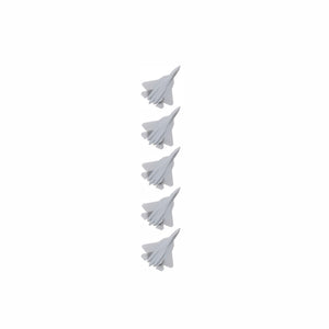 5PCS 1/2000 1/400 1/700 1/350 Scale Russia SU-57 Stealth Fighting Plane Photosensitive Resin 3D Printing Model Aircraft for DIY Collection