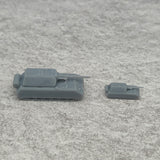 5PCS Resin Model Mouse Heavy Tank Length 28.2mm/14.1mm 1/350 1/700 Scale Toys Crawler Vehicle Car for DIY Hobby Display Parts