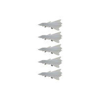 5PCS F/A-XX 6th Generation Fighter Aircraft 1/2000 1/700 1/350 Scale Resin Model Fighting Airplane Battle-plane with Landing Gear