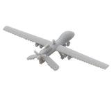 5PCS MQ-1C Unmanned Drone 1/2000 700 400 350 Scale Model Airplane Aerial Vehicle with Landing Gear Opening Wing Toys Display Parts