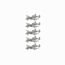 Load image into Gallery viewer, 5PCS A-10 Thunderbolt II Attack Aircraft 1/2000 1/700 1/400 1/350 Scale Model Resin Attacker Airplane with Landing Gear for DIY Hobbys
