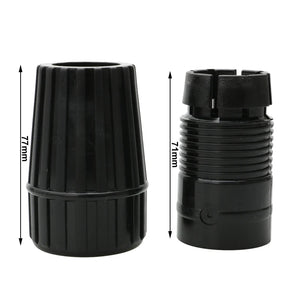 2PCS 28-32mm Telescopic Tube Plastic Connector Stainless Steel Handheld Pole Telescoping Pipe Clamp Fixed Lock for Outdoor DIY Assembly Parts