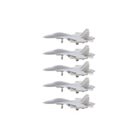 5PCS Resin Model China J-15D Electronic Warfare Airplane 1/2000 1/700 1/400 1/350 Scale Toys Fighter Aircraft with Landing Gear