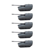 5PCS PZH 2000 Self-propelled Panzer Toys 1/700 1/350 Scale Uncolored Upgrade Military Vehicle Assembly Mould for DIY Model