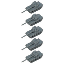 Load image into Gallery viewer, 5PCS 1/350 1/700 Scale 195 Engineering Tank Length 35.1mm/17.5mm Model Combat Battle Tanks for Hobby Toys Collection
