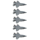 5PCS F35B Fighter Jet Airplane Resin Model Fighting Aeroplane 1/350 1/700 Scale Toys Battleplane for DIY Hobby Toys Collection