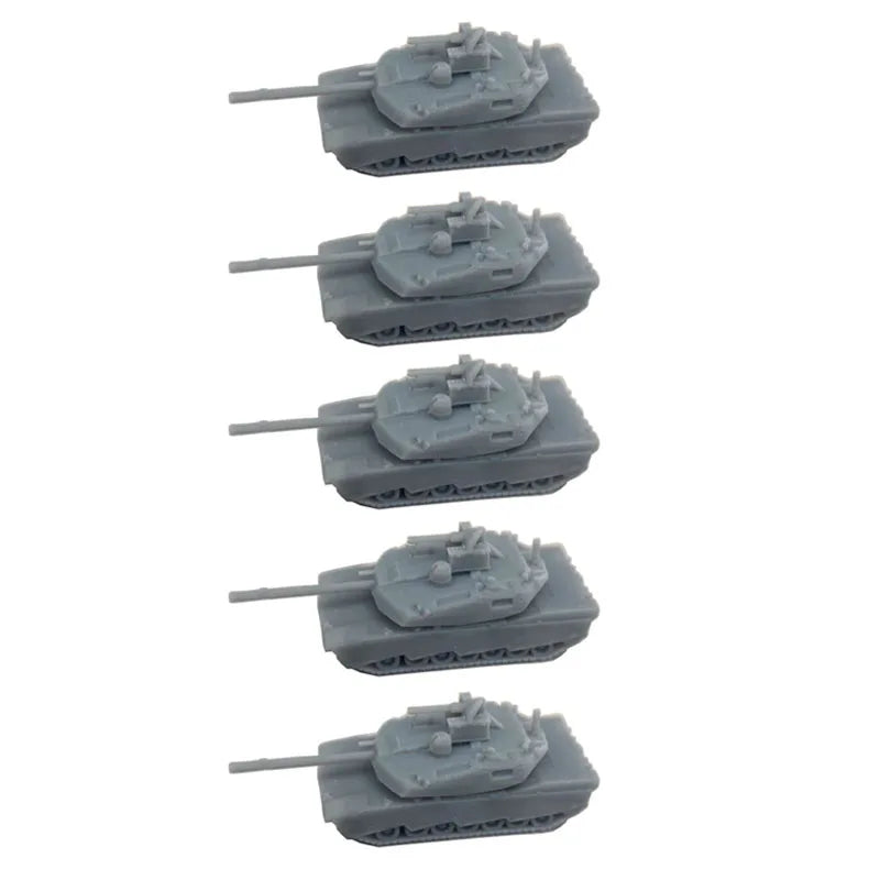 5PCS Abrams X Main Battle Tank 3D Print Resin Miniature Model 1/350 1/700 Scale Toys Tanks Vehicle