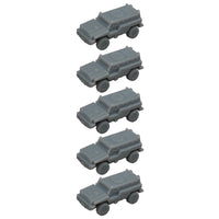 5PCS 1/350 1/700 Scale Predator Armored Lightning Protection Vehicle Resin Model Assembly Parts with Length 18mm/9mm Toys Crawler Car