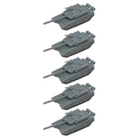 5PCS ZTZ-99A Model Main Battle Tank 1/350 1/700 Scale Resin Toys Armored Tanks Vehicle DIY Display Hobby Parts