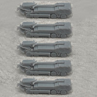 5PCS 1/700 1/350 Scale Caesar 155mm Truck Cannon Model 3D Printing Resin Self-propelled Artillery Vehicle Accessories Toys Gifts