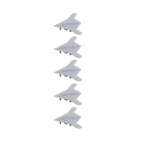 5PCS X-47B Unmanned Aerial Vehicle Combat Aircraft 1/2000 1/700 1/400 1/350 Scale Battle Stealth Drone Resin Model Toys