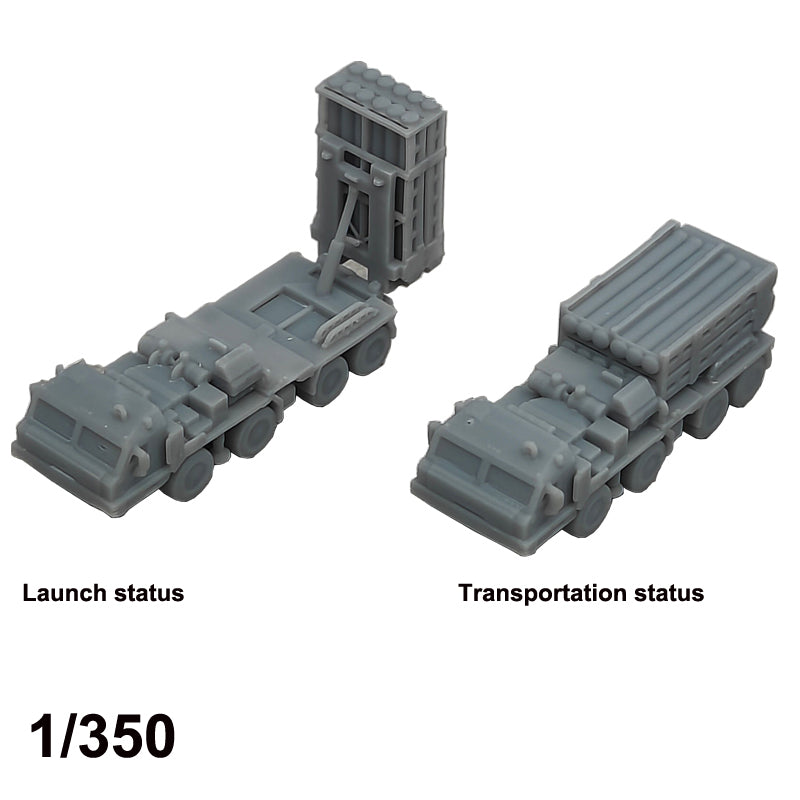 5PCS Resin Model S350 Air Defense Missile Launch/Transportation Status 1/350 1/700 Scale Toys Armored Tanks Vehicle