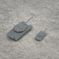 5PCS 1/350 1/700 Scale T90A Model Tank Resin Assembly Main Battle Tank Combat Vehicle Length 29.5mm/14.7mm DIY Toys Display