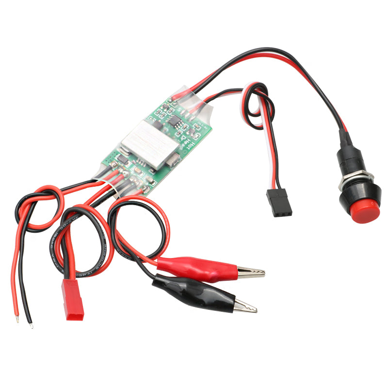 1PCS RC Methanol Vehicle Model Universal Hot Head Driver 3S 12V Glow Plug Igniter Ignition Switch with Indicator Light