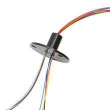Load image into Gallery viewer, 1PCS Outer Dia 12.5mm Conductive Electric Brush Slip Ring 8CH 1.5A Collector Ring 360 Degree Rotation Ring Joint Connector
