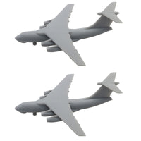 2PCS 1/700 1/400 1/350 Scale Resin Model IL-76 Transport Plane Toys DIY Display Strategic Transporting Aircraft with Landing Gear
