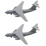 2PCS 1/700 1/400 1/350 Scale Resin Model IL-76 Transport Plane Toys DIY Display Strategic Transporting Aircraft with Landing Gear