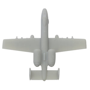 5PCS A-10 Thunderbolt II Attack Aircraft 1/2000 1/700 1/400 1/350 Scale Model Resin Attacker Airplane with Landing Gear for DIY Hobbys