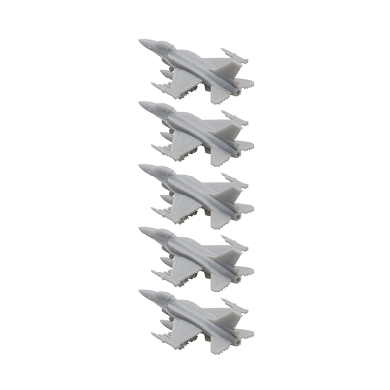 5PCS F-16E Falcon Fighter Jet Airplane 1/2000 700 400 350 Scale Resin Model Battle-airplane Fighting Aeroplane 3D Printing Toys Parts