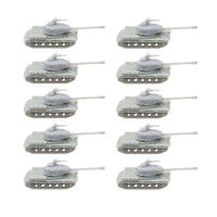 10PCS Resin Model IS-2 World War II Tank 1/2000 700 400 350 Scale Model Battle Tank Crawler Vehicle DIY Toys Collection Parts