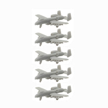 Load image into Gallery viewer, 5PCS A-10 Thunderbolt II Attack Aircraft 1/2000 1/700 1/400 1/350 Scale Model Resin Attacker Airplane with Landing Gear for DIY Hobbys
