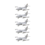 5PCS 1/2000 700 400 350 Scale F9F Panther Fighter Jet Airplane Resin DIY Display Toys Fighting Aeroplane with Landing Gear