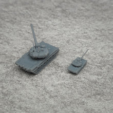 Load image into Gallery viewer, 5PCS 1/350 1/700 Scale 195 Engineering Tank Length 35.1mm/17.5mm Model Combat Battle Tanks for Hobby Toys Collection
