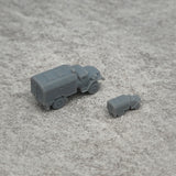 5PCS Ural 4320 Military Truck Model Length 20.8mm/10.4mm 1/350 1/700 Scale DIY Resin Display Toys Transport Vehicles