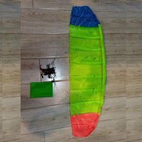 1Set RC Drone Stunt Flight Paragliding 1Meter Remote-controlled Powered Paraglider leaf1.0 for Children Boys Handmade Assembly