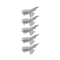 5PCS French Super Etendard Shipborne Attack Aircraft Strike Airplane Model 1/2000 1/700 1/400 1/350 Scale Resin Assembly Toys Plane