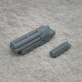 5PCS S300 Anti-aircraft Missile Resin Model Air Defense Missile Vehicle Length 36.5mm/18.3mm 1/350 1/700 Scale Toy Parts