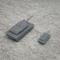 5PCS Leopard 2 A4 Resin Model Battle Tank 1/350 1/700 Scale Toys Crawler Vehicle Whole Length 29mm/14.6mm DIY Assembly Parts