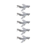 5PCS Resin Model Mig-15 Fighter Aeroplane 1/2000 700 400 350 Scale Battle-airplane with Landing Gear Toys Display Fighting Aircraft