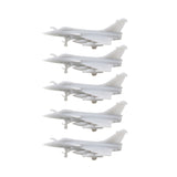 5PCS Resin Model Rafale-M Multi-Role Fighter 1/2000 1/700 1/400 1/350 Scale Battle-aeroplane Toys Display Fighting Aircraft with Landing Gear